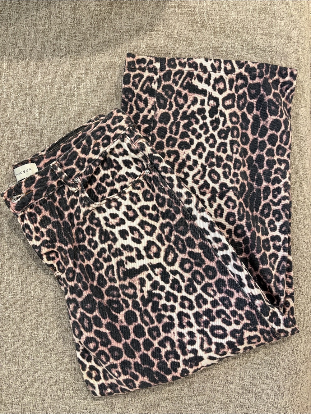 PacSun Leopard Print Jeans